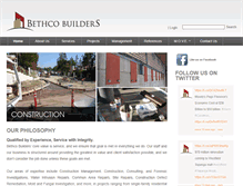 Tablet Screenshot of bethcobuilders.com